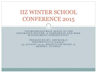 IIZ WINTER SCHOOL CONFERENCE 2015