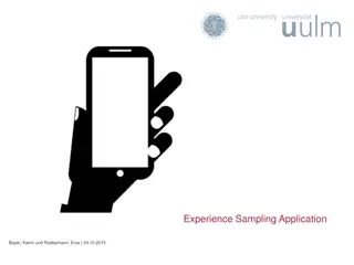 Experience Sampling Application