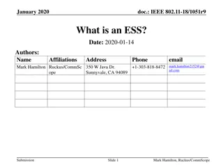 ESS in IEEE 802.11 Standards