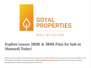 Explore Luxury 2BHK and 3BHK Flats for Sale in Mamurdi Today