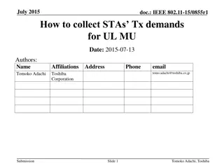 How to Collect STAs Tx Demands for UL MU