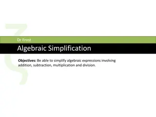 Algebraic Simplification
