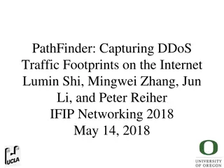 Capturing DDoS Traffic Footprints on the Internet