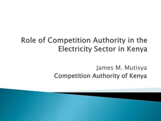 Role of Competition Authority in Kenya's Electricity Sector