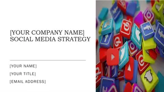 Effective Social Media Strategy Template