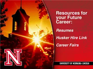 Resources for  your Future  Career: