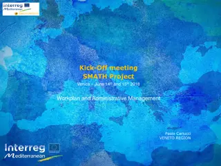 Kick-Off Meeting SMATH Project Venice