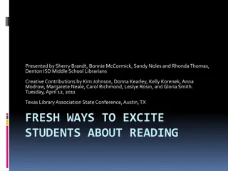 Excite Students About Reading: Creative Book Promotion Strategies
