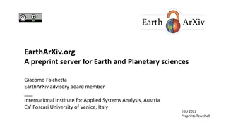 EarthArXiv - Preprint Server for Earth and Planetary Sciences
