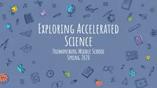 Accelerated Science Program at Trumansburg Middle School