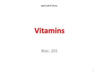 Vitamins and Their Functions