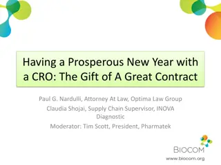 Prosperous New Year with CRO - A Great Contract Gift