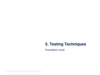 5. Testing Techniques