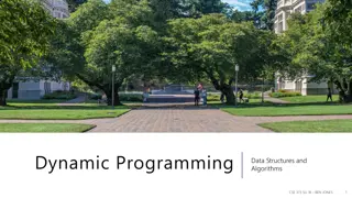 Dynamic Programming and Algorithms Overview