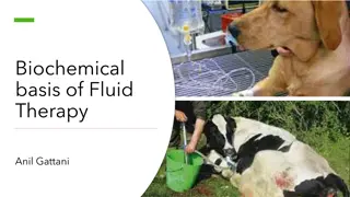 Biochemical Basis of Fluid Therapy and Dehydration Indications