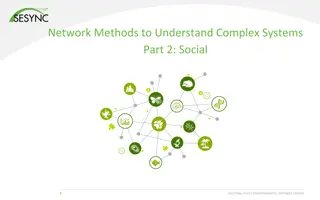 Network Methods for Social Systems Understanding