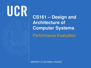 Performance Evaluation in Computer Systems