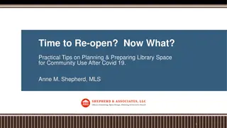 Practical Tips for Re-Opening Library Spaces After Covid-19