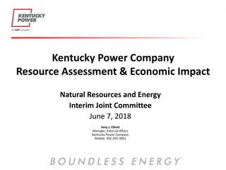 Kentucky Power Company Resource Assessment & Economic Impact