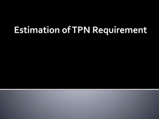 Estimation of TPN Requirement for a 32-Year-Old Male
