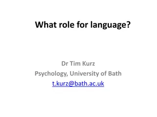 Role of Language in Social Discourse