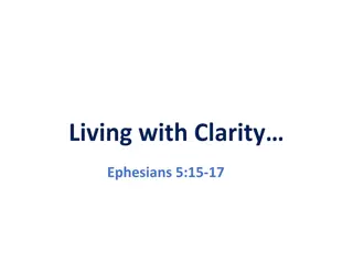 Living with Clarity: Wisdom and Discipline for Raising Children in the Lord