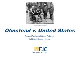 National Prohibition Efforts & Rise of Organized Crime