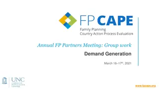 FP Partners Meeting: Group Work Demand Generation