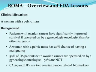 ROMA Overview and FDA Lessons
