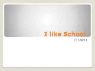 I Like School by Kauri