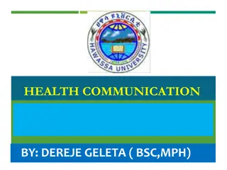 Health Communication Essentials