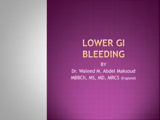 LOWER GI  BLEEDING