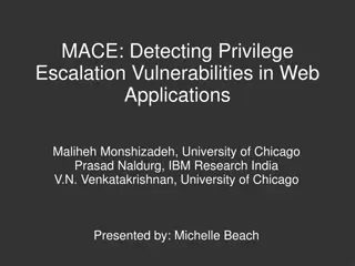 Detecting Privilege Escalation Vulnerabilities in Web Applications