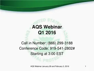 AQS Webinar Q1 2016