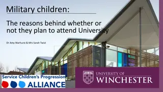Military children