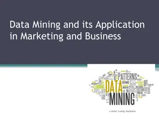 Data Mining in Marketing and Business Credit