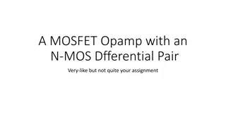 A MOSFET Opamp with an N-MOS Differential Pair
