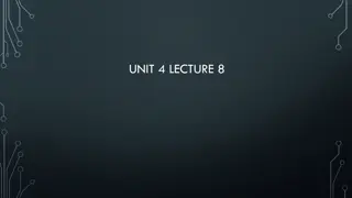 UNIT 4 LECTURE 8