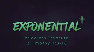 Price less Treasure 2 Timothy 1:8