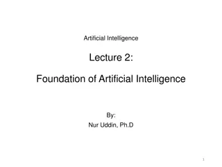 Foundation of Artificial Intelligence by Nur Uddin, Ph.D.