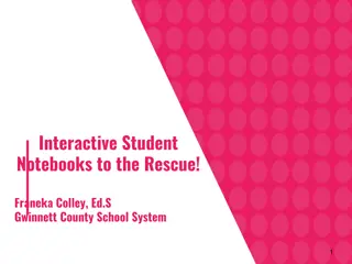 Interactive Student Notebooks: To the Rescue!