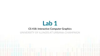 Interactive Computer Graphics at University of Illinois