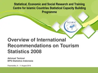 Overview of International Recommendations on Tourism Statistics