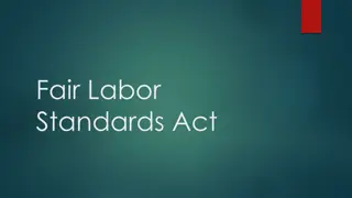 Changes in Fair Labor Standards Act Effective December 1, 2016