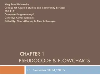 Levels of Program Development at King Saud University