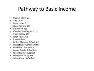 Pathway to Basic Income