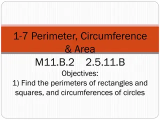 Perimeter, Circumference, and Area in Geometry