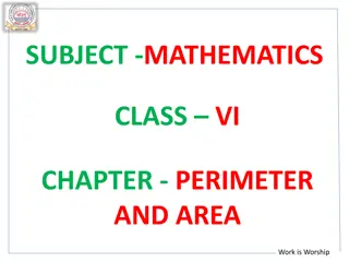 Perimeter and Area in Mathematics