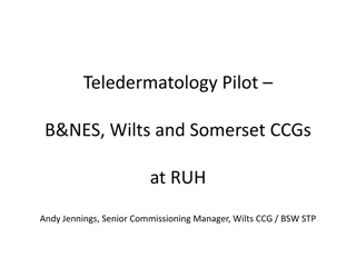 Teledermatology Pilot in B&NES, Wilts, and Somerset CCGs