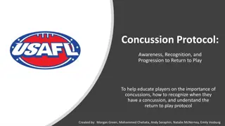 Concussion Protocol: Awareness and Recognition